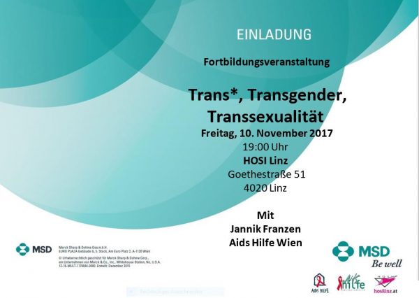 Workshop Trans Transgender Transsexualität Hosi Linz At