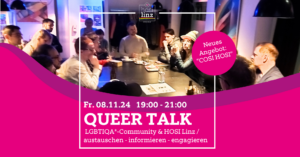 Queer Talk: Neues Angebot „COSI HOSI“ @ Queer Bar forty nine