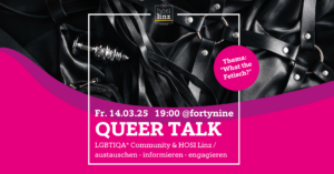 Queer Talk: "What the Fetisch?" @ Queer Bar forty nine