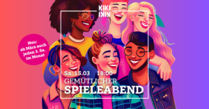 KIKI: Gemütlicher Spieleabend am Samstag @ Queer Bar forty nine / Communityraum